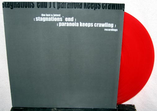 STAGNATIONS END/PARANOIA KEEPS CRAWLING "Split" LP Red Wax